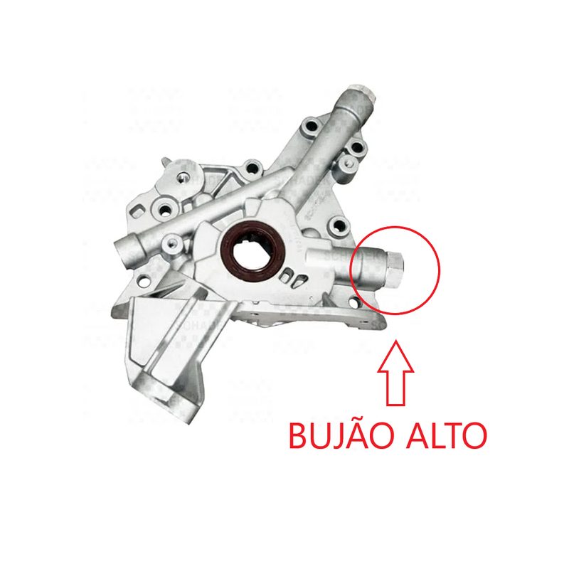 BOMBA OLEO FIAT/GM 1.8 8V MPFI 04/11 FLEX (BUJÃO ALTO 5.3MM)