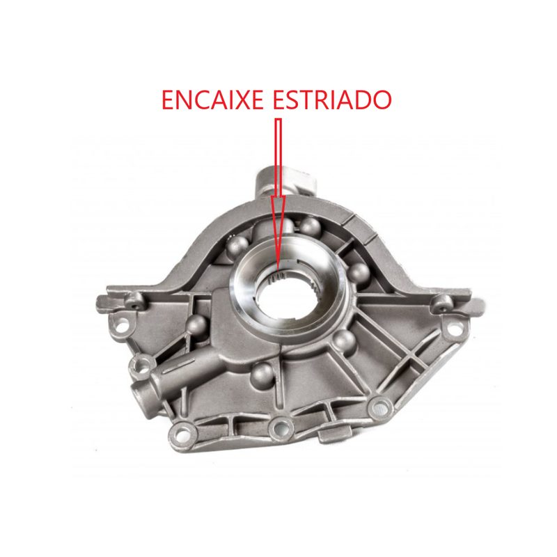 BOMBA OLEO FORD ZETEC ROCAM/SUPERCHARGER 1.0/1.6 8V (ESTRIADA S/ POLIA)