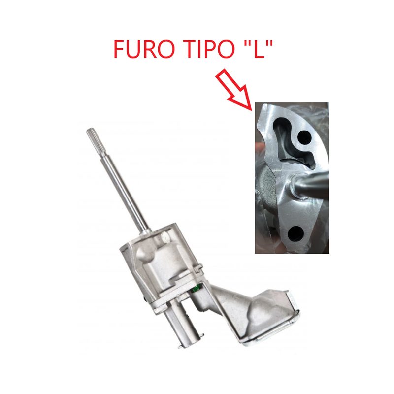 BOMBA OLEO FIAT FIASA 1.0/1.5 8V 89/04 GAS/ALC (FURO TIPO "L")