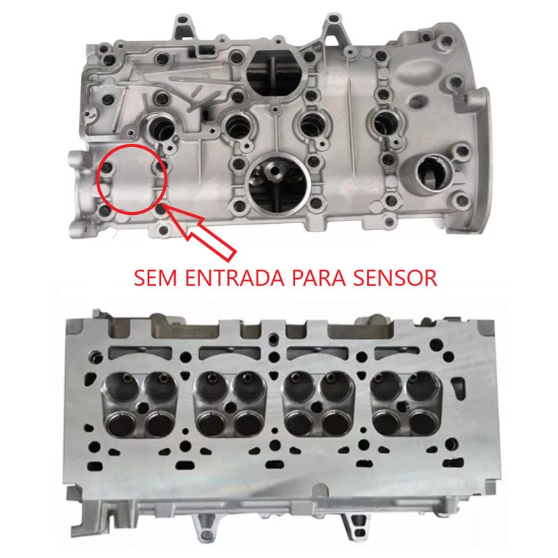 (ENG) CABEÇOTE RENAULT 1.6 16V K4M 99/14 (SEM ENTRADA PARA SENSOR)