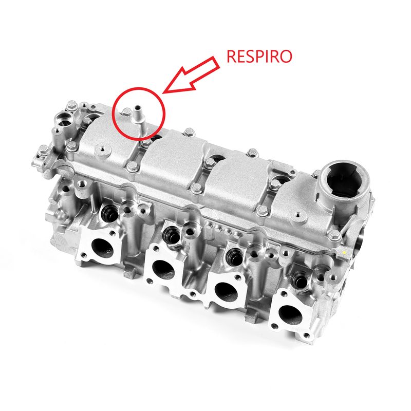 CABECOTE VW 1.0 8V GOL POWER/VHT G6 FLEX 12/... (COM RESPIRO NA TAMPA)