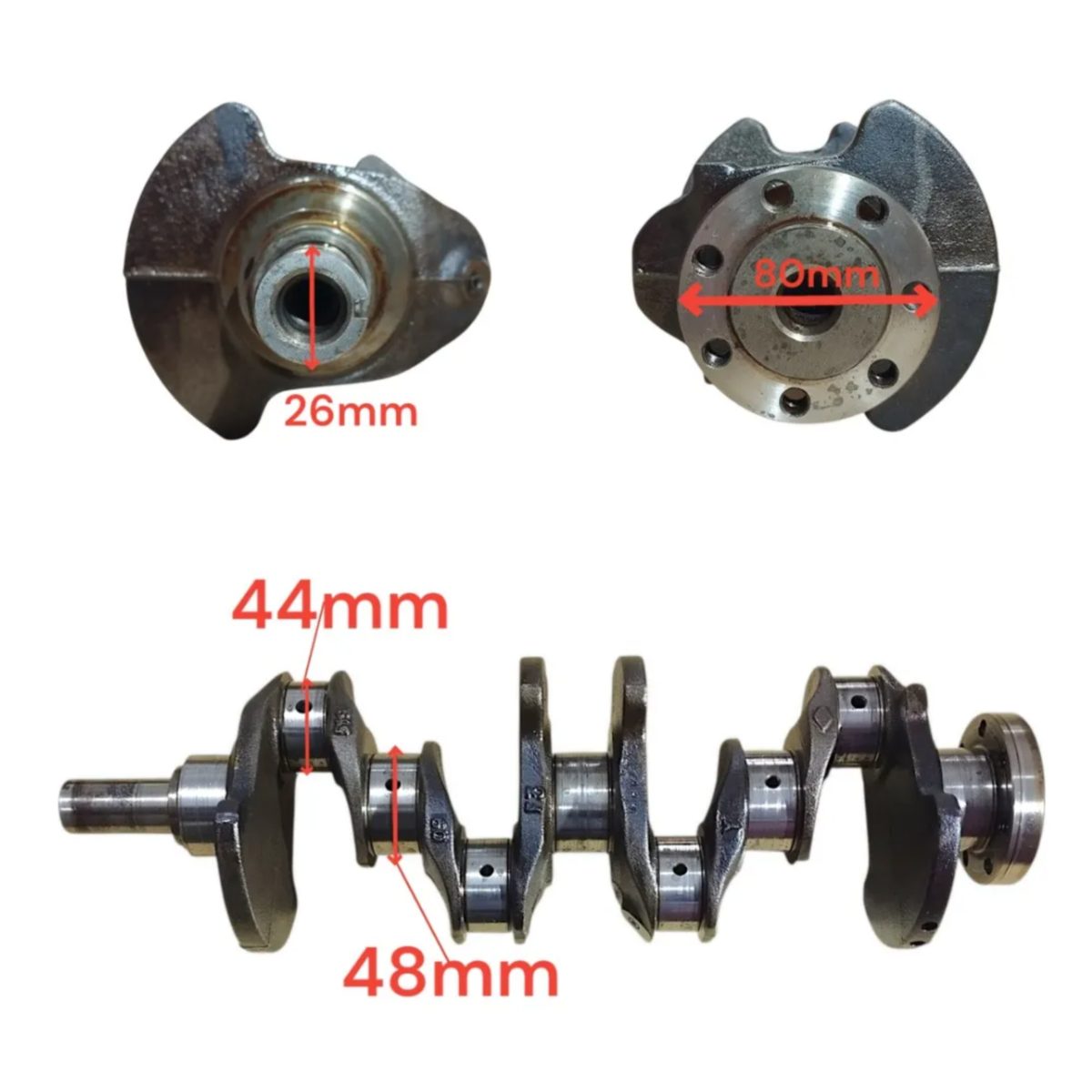 VIRABREQUIM RENAULT 1.6 8V/16V K4M/K7M (MANUAL)