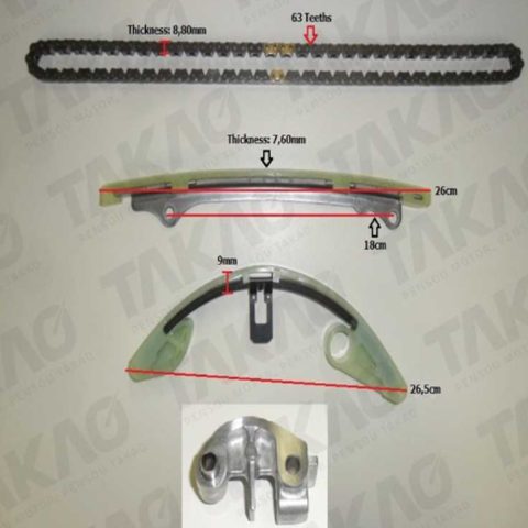 K.D HONDA 1.4 16V (L13Z3) FLEX 08/14 (4PCS)