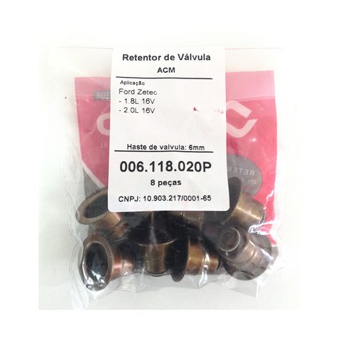 RETENTOR VALVULA FORD ZETEC 1.8L/2.0L 16V