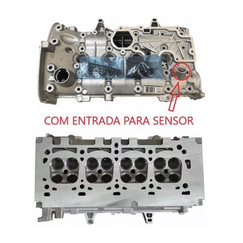 (ENG) CABEÇOTE RENAULT 1.6 16V K4M 15/... (COM ENTRADA PARA SENSOR)