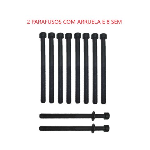 PARAFUSO HYUNDAI/KIA 2.0/2.4 16V G4KD/G4KE / FIAT FREEMONT 2.4 16V (2 COM ARRUELA)