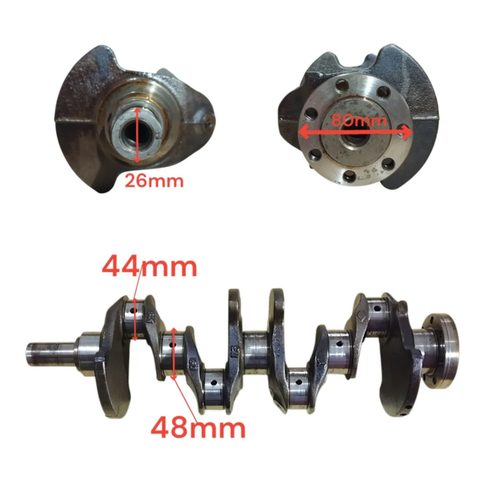 VIRABREQUIM RENAULT 1.6 8V/16V K4M/K7M (MANUAL)